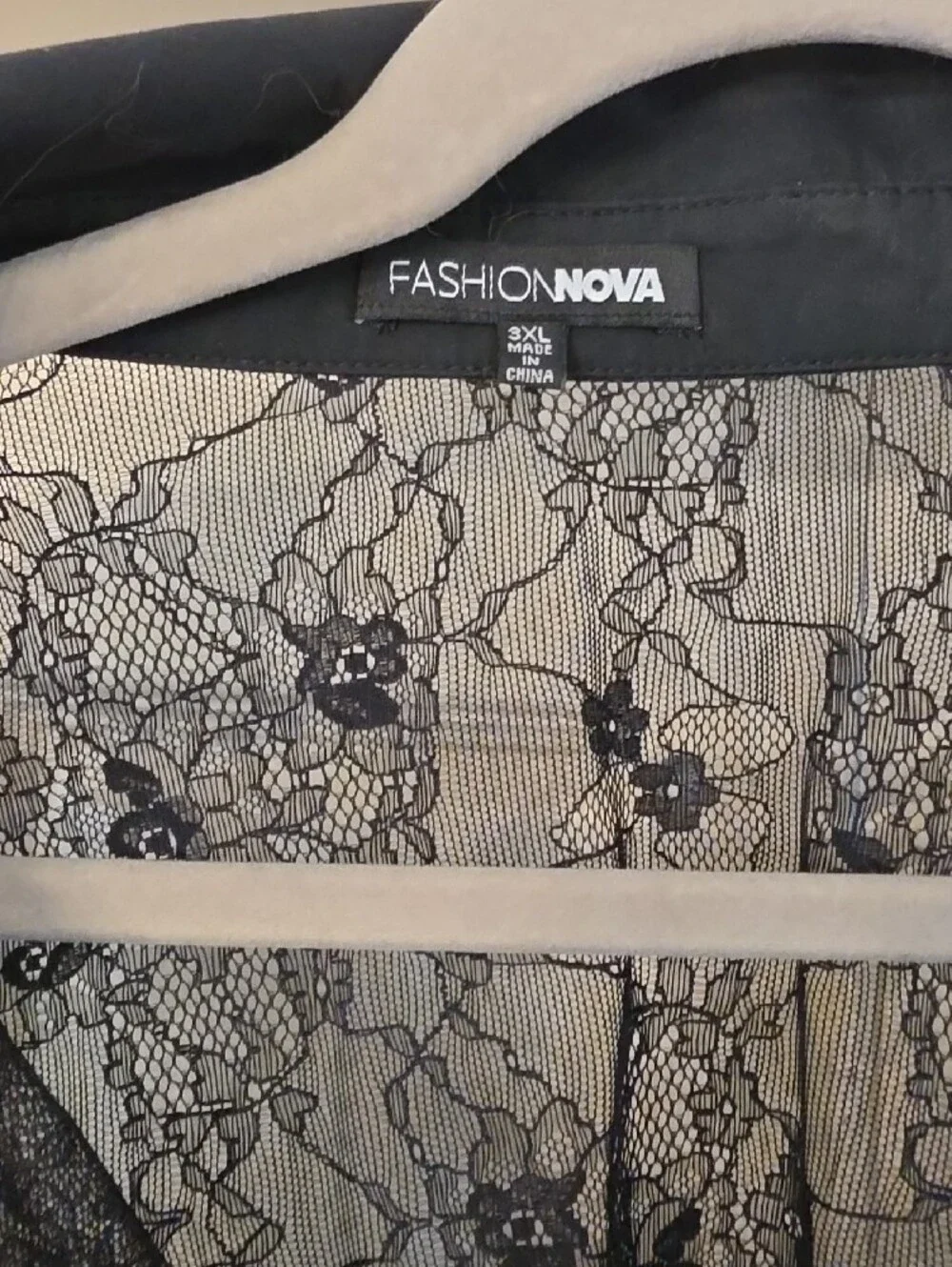 Fashion Nova sheer lace